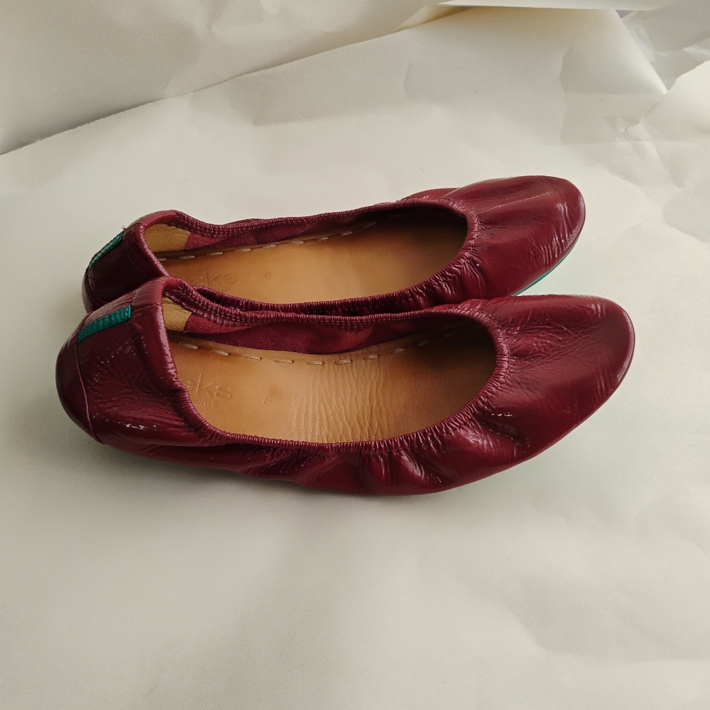 Tieks By Gavrieli Women's Size 8 Ruby Red Patent … - image 3